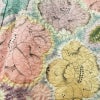 訪問着 美品 絞り 辻が花 一つ紋付き 伊達衿付き 正絹 花柄 袷仕立て 身丈162.5cm 裄丈68.5cm リサイクル着物 着物 入学式 卒業式 七五三 パーティー お宮参り フォーマル 青・紺_画像7