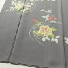 訪問着 正絹 花柄 袷仕立て 身丈172cm 裄丈69.5cm リサイクル着物 着物 金彩 入学式 卒業式 七五三 お宮参り フォーマル グレー_画像4