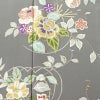 訪問着 正絹 花柄 袷仕立て 身丈172cm 裄丈69.5cm リサイクル着物 着物 金彩 入学式 卒業式 七五三 お宮参り フォーマル グレー_画像6