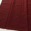色無地 しつけ糸付き ポリエステル 無地 袷仕立て 身丈163.5cm 裄丈65cm リサイクル着物 着物 小豆・エンジ_画像4
