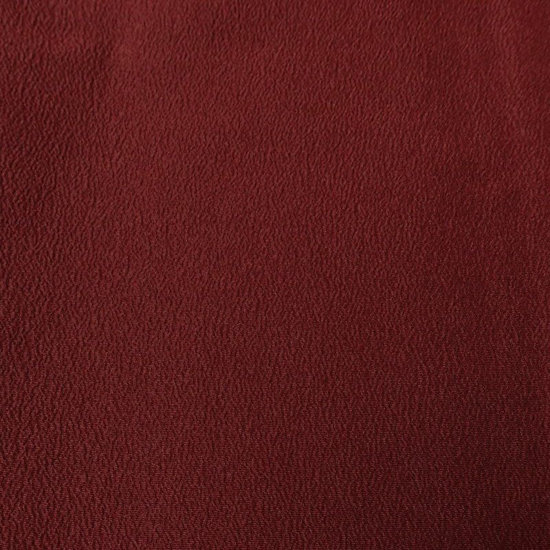 色無地 しつけ糸付き ポリエステル 無地 袷仕立て 身丈163.5cm 裄丈65cm リサイクル着物 着物 小豆・エンジ_画像7