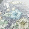訪問着 縮緬 辻が花 正絹 花柄 袷仕立て 身丈159.5cm 裄丈67.5cm リサイクル着物 着物 入学式 卒業式 七五三 お宮参り フォーマル 紫・藤色_画像9