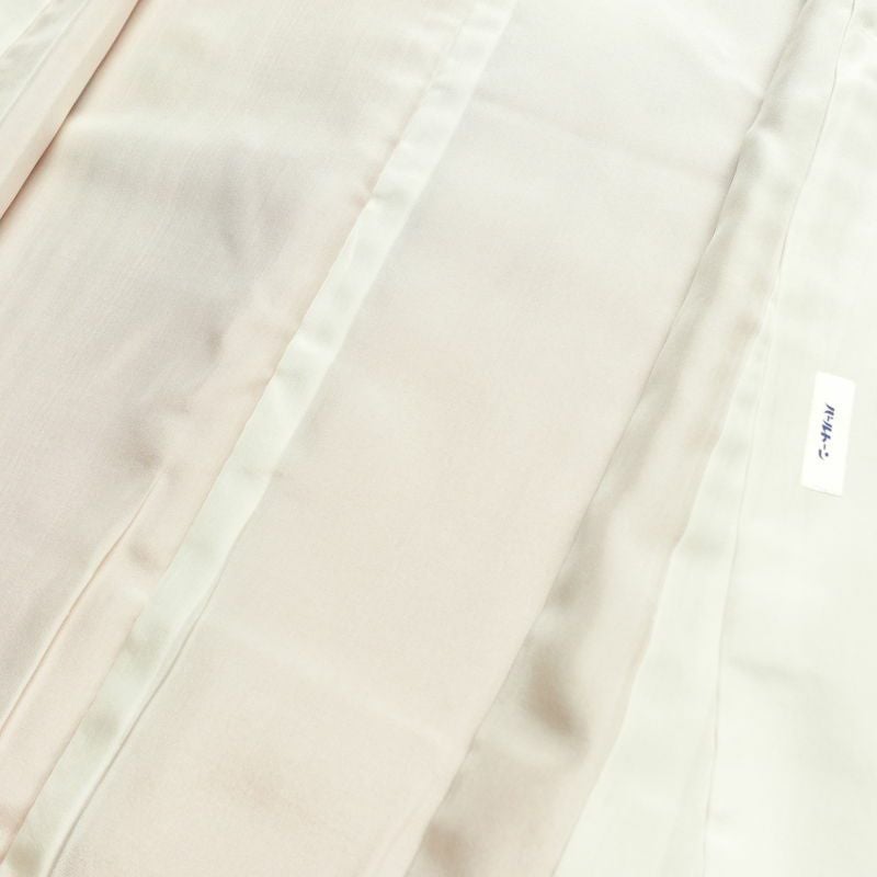 訪問着 美品 落款入り 金駒刺繍 正絹 古典柄 袷仕立て 身丈158.5cm 裄丈65.5cm リサイクル着物 着物 箔 金彩 扇面 ピンク_画像19