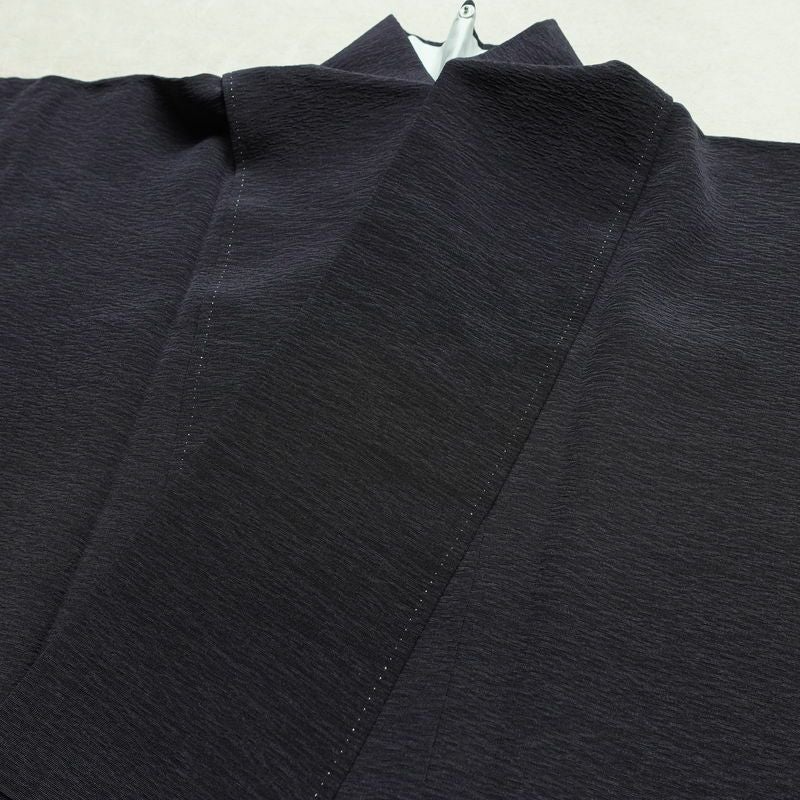 付け下げ 良品 樽本伊勢蔵 京友禅伝統工芸士 落款入り 一つ紋付き 正絹 人物・動物柄 袷仕立て 身丈157.5cm 裄丈65cm リサイクル着物 着物 箔 金彩 フォーマル 青・紺_画像18