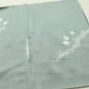 付け下げ 良品 綸子 しつけ糸付き 絞り 正絹 花柄 袷仕立て 身丈155.5cm 裄丈65cm リサイクル着物 着物 刺繍 入学式 卒業式 七五三 お宮参り フォーマル 上品 青・紺_画像14