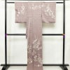 訪問着 絞り 正絹 木の葉・植物柄 袷仕立て 身丈162cm 裄丈67cm リサイクル着物 着物 入学式 卒業式 七五三 お宮参り フォーマル 紫・藤色_画像2