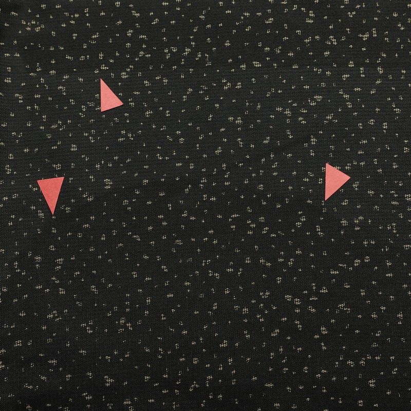 付け下げ 正絹 幾何学柄・抽象柄 袷仕立て 身丈167cm 裄丈66.5cm リサイクル着物 着物 紬地 黒_画像15