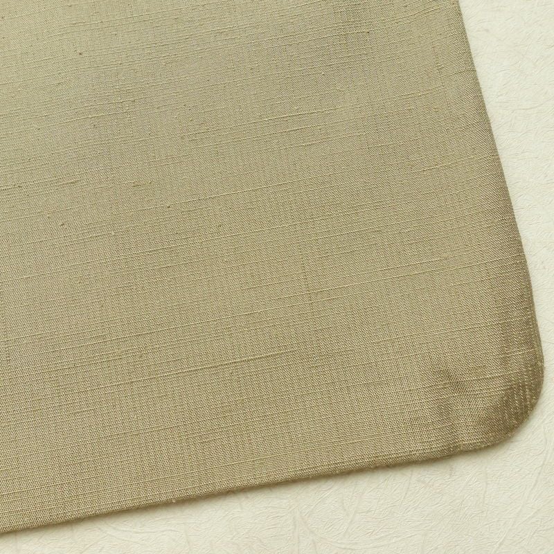 紬 正絹 無地 袷仕立て 身丈154cm 裄丈63cm リサイクル着物 着物 シンプル ベージュ_画像15