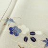 訪問着 良品 京手描友禅 縮緬 一つ紋付き 正絹 花柄 袷仕立て 身丈152.5cm 裄丈62.5cm リサイクル着物 着物 刺繍 箔 金彩 入学式 卒業式 七五三 お宮参り フォーマル 上品 グレー_画像8