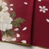 振袖 良品 縮緬 正絹 花柄 袷仕立て 身丈161cm 裄丈70cm リサイクル着物 着物 箔 金彩 成人式 二十歳 二十歳の集い パーティー フォーマル 桜 赤紫 紫・藤色_画像11