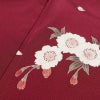 振袖 良品 縮緬 正絹 花柄 袷仕立て 身丈161cm 裄丈70cm リサイクル着物 着物 箔 金彩 成人式 二十歳 二十歳の集い パーティー フォーマル 桜 赤紫 紫・藤色_画像19