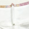 小紋 美品 しつけ糸付き 縮緬 総柄 正絹 古典柄 袷仕立て 身丈161.5cm 裄丈65cm リサイクル着物 着物 菊 亀甲 流水 露芝 多色使い_画像19