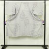 長襦袢 良品 しつけ糸付き 正絹 花柄 袷仕立て 身丈128cm 裄丈66cm リサイクル着物 着物 紫・藤色_画像1
