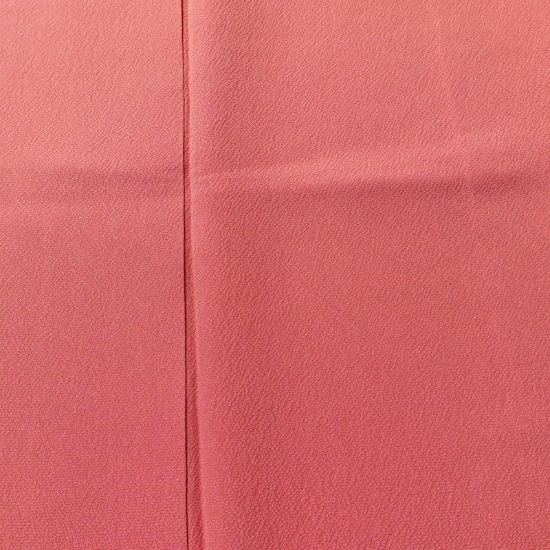 色無地 良品 一つ紋付き 正絹 無地 袷仕立て 身丈157cm 裄丈64cm リサイクル着物 着物 お茶会 フォーマル シンプル ピンク_画像6