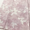 小紋 総柄 正絹 木の葉・植物柄 袷仕立て 身丈153cm 裄丈63cm リサイクル着物 着物 紫・藤色_画像6