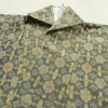 紬 正絹 幾何学柄・抽象柄 袷仕立て 身丈157cm 裄丈64.5cm リサイクル着物 着物 モダン 多色使い_画像15