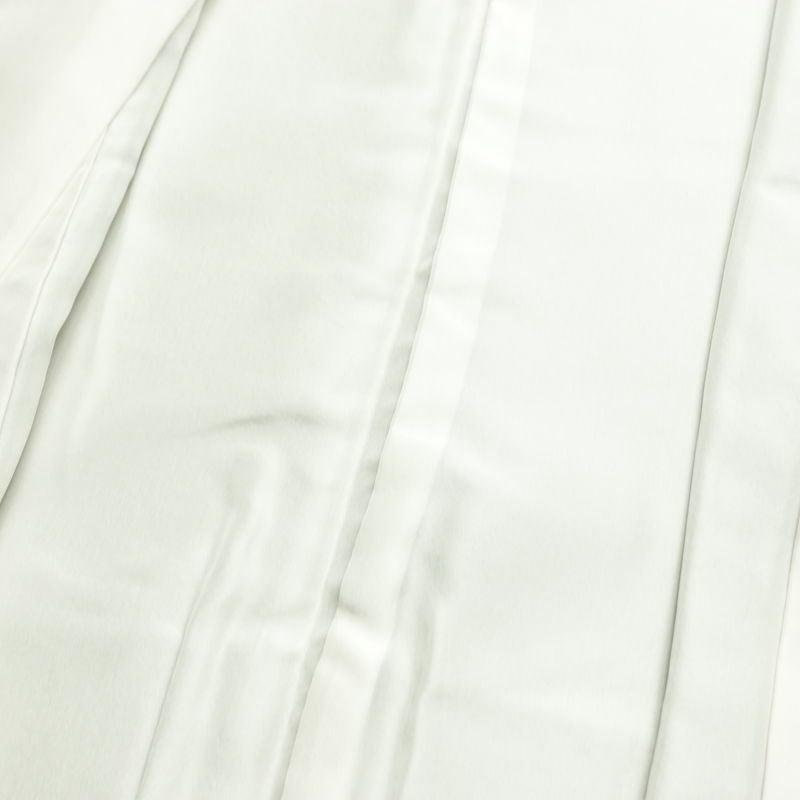 小紋 良品 落款入り 小紋師 良和 江戸小紋 万筋 縮緬 正絹 縞柄・線柄 袷仕立て 身丈149cm 裄丈64.5cm リサイクル着物 着物 シンプル 緑・うぐいす色_画像17