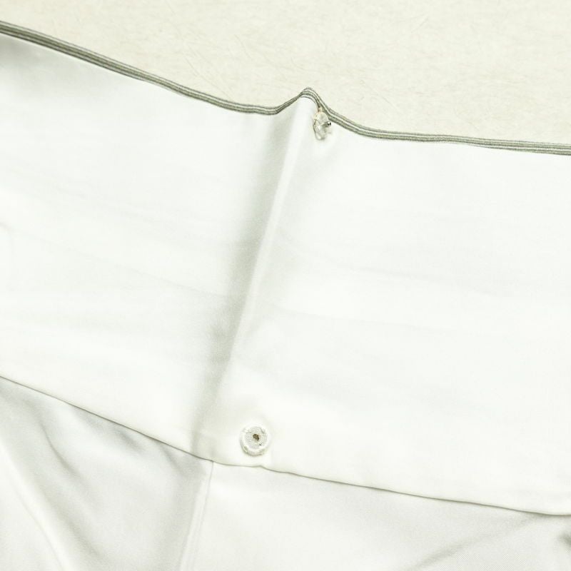 小紋 良品 落款入り 小紋師 良和 江戸小紋 万筋 縮緬 正絹 縞柄・線柄 袷仕立て 身丈149cm 裄丈64.5cm リサイクル着物 着物 シンプル 緑・うぐいす色_画像18