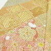 訪問着 良品 松井青々 落款入り 伊達衿付き 金駒刺繍 一つ紋付き 正絹 古典柄 袷仕立て 身丈165cm 裄丈67.5cm リサイクル着物 着物 刺繍 箔 共八掛 金彩 パーティー フォーマル 華やか 多色使い_画像9