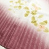 訪問着 良品 しつけ糸付き もみじ染 丹後ちりめん 正絹 花柄 袷仕立て 身丈159.5cm 裄丈65cm リサイクル着物 着物 紫・藤色_画像12
