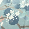 訪問着 落款入り 縮緬 一つ紋付き 正絹 花柄 袷仕立て 身丈150cm 裄丈63cm リサイクル着物 着物 共八掛 入学式 卒業式 七五三 お宮参り フォーマル 青・紺_画像7