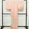 訪問着 美品 落款入り 正絹 花柄 袷仕立て 身丈170.5cm 裄丈68cm リサイクル着物 着物 箔 入学式 卒業式 七五三 お宮参り フォーマル ピンク_画像2