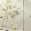 訪問着 金駒刺繍 一つ紋付き 正絹 古典柄 袷仕立て 身丈160cm 裄丈62.5cm リサイクル着物 着物 刺繍 箔 入学式 卒業式 七五三 お宮参り フォーマル グレージュ グレー_画像4