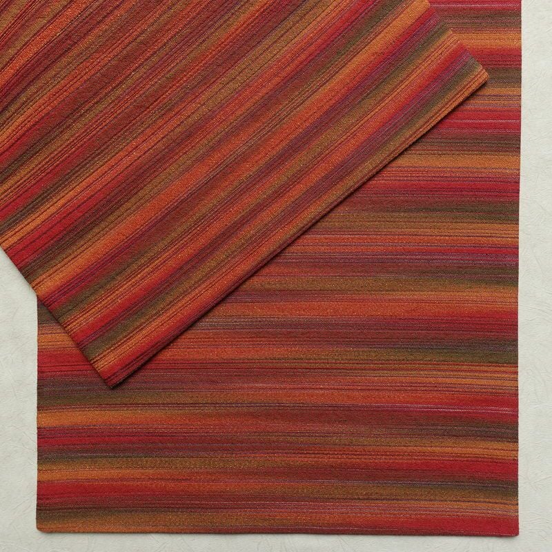 名古屋帯 六通柄 良品 正絹 縞柄・線柄 通し仕立て なごや帯 リサイクル帯 帯 カジュアル 多色使い_画像13