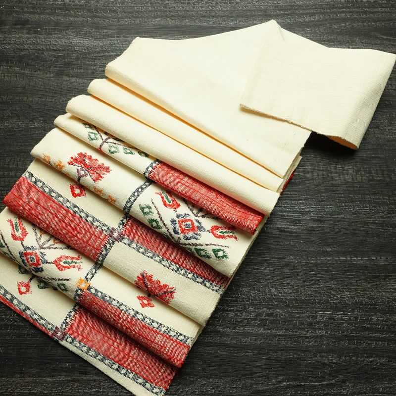 名古屋帯 六通柄 良品 正絹 花柄 松葉仕立て なごや帯 リサイクル帯 帯 紬地 白_画像19