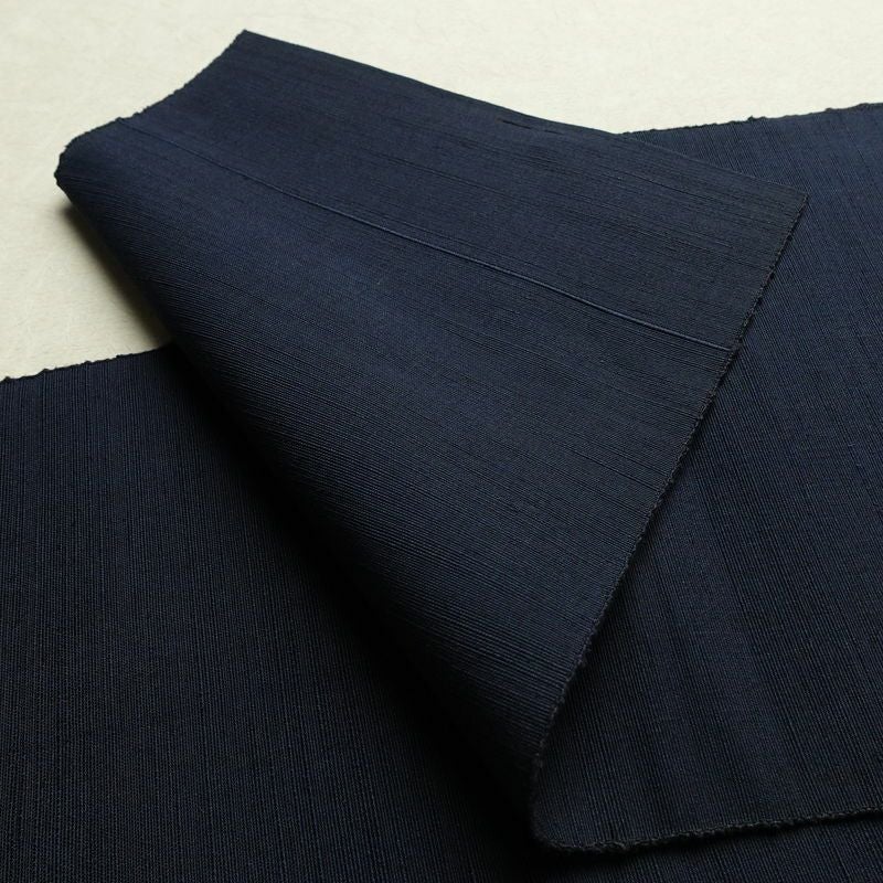 名古屋帯 太鼓柄 良品 正絹 幾何学柄・抽象柄 通し仕立て なごや帯 リサイクル帯 帯 モダン 紬地 青・紺_画像11