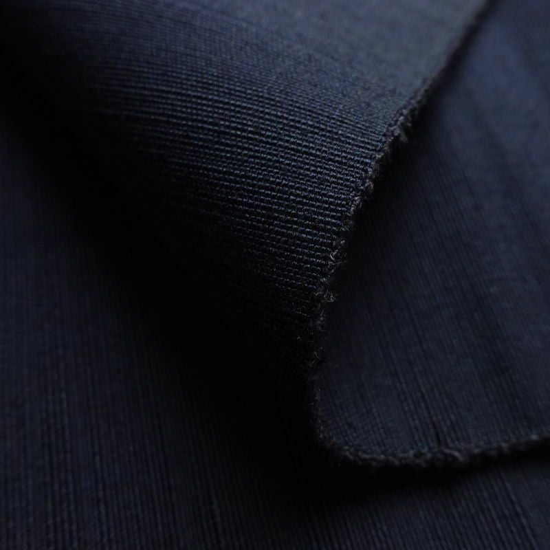 名古屋帯 太鼓柄 良品 正絹 幾何学柄・抽象柄 通し仕立て なごや帯 リサイクル帯 帯 モダン 紬地 青・紺_画像12