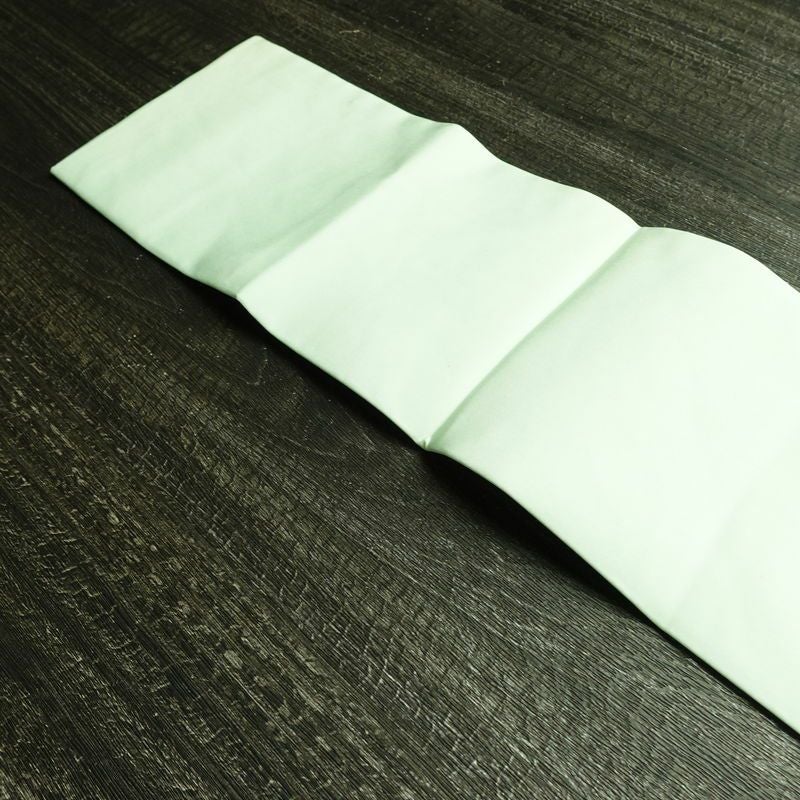 名古屋帯 太鼓柄 正絹 花柄 名古屋仕立て なごや帯 リサイクル帯 帯 箔 銀彩 シンプル 菊 緑・うぐいす色_画像18