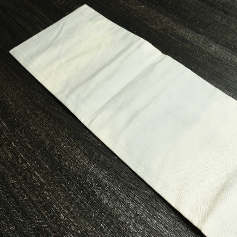 名古屋帯 六通柄 良品 正絹 幾何学柄・抽象柄 名古屋仕立て なごや帯 リサイクル帯 帯 青・紺_画像14