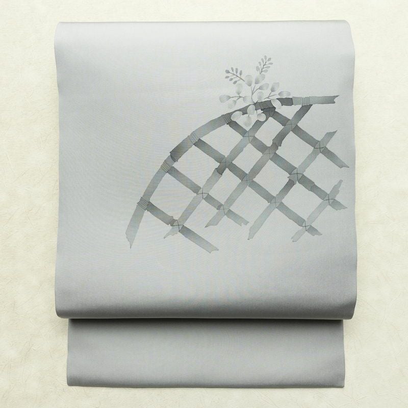 名古屋帯 太鼓柄 良品 正絹 古典柄 名古屋仕立て なごや帯 リサイクル帯 帯 シンプル 青・紺_画像1