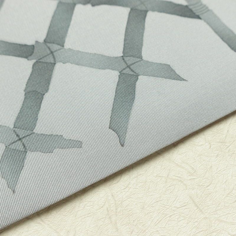 名古屋帯 太鼓柄 良品 正絹 古典柄 名古屋仕立て なごや帯 リサイクル帯 帯 シンプル 青・紺_画像13