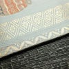 名古屋帯 六通柄 正絹 古典柄 名古屋仕立て なごや帯 リサイクル帯 帯 箔 青・紺_画像14