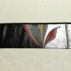 名古屋帯 太鼓柄 正絹 蝶・昆虫柄 名古屋仕立て なごや帯 リサイクル帯 帯 箔 引箔 黒_画像16