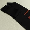 名古屋帯 草木手染 太鼓柄 美品 縮緬 正絹 幾何学柄・抽象柄 名古屋仕立て なごや帯 リサイクル帯 帯 モダン 黒_画像21