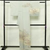 訪問着 縮緬 正絹 古典柄 袷仕立て 身丈158.5cm 裄丈65cm リサイクル着物 着物 箔 金彩 入学式 卒業式 七五三 お宮参り フォーマル 上品 青・紺_画像2