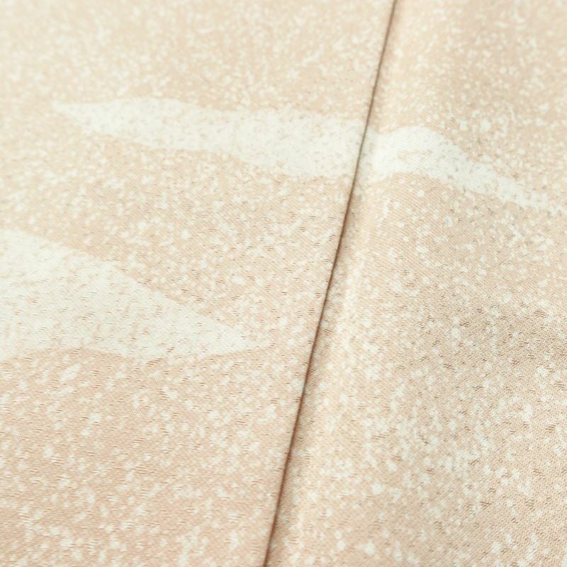 訪問着 正絹 幾何学柄・抽象柄 袷仕立て 身丈167cm 裄丈66.5cm リサイクル着物 着物 フォーマル ベージュ_画像9