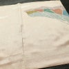 訪問着 正絹 幾何学柄・抽象柄 袷仕立て 身丈167cm 裄丈66.5cm リサイクル着物 着物 フォーマル ベージュ_画像14