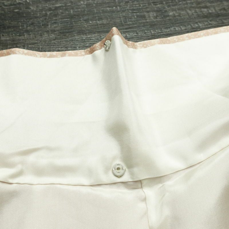 訪問着 正絹 幾何学柄・抽象柄 袷仕立て 身丈167cm 裄丈66.5cm リサイクル着物 着物 フォーマル ベージュ_画像20