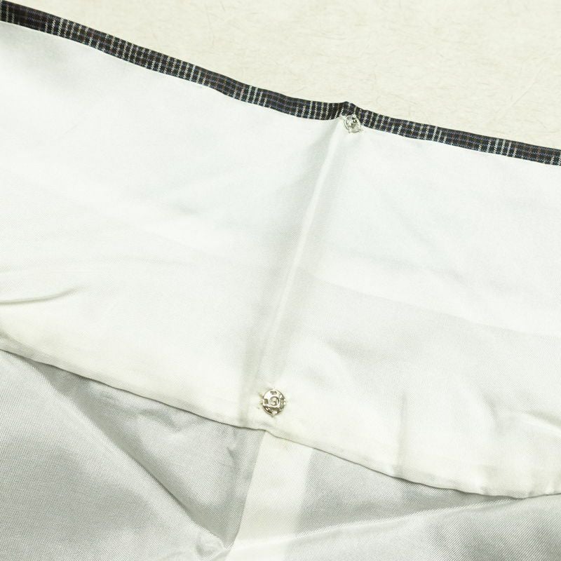 紬 しつけ糸付き 正絹 縞柄・線柄 袷仕立て 身丈150cm 裄丈66cm リサイクル着物 着物 モダン 多色使い_画像20