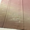 訪問着 美品 しつけ糸付き 縮緬 正絹 風景柄 袷仕立て 身丈166.5cm 裄丈68.5cm リサイクル着物 着物 入学式 卒業式 七五三 お宮参り フォーマル ピンク_画像4