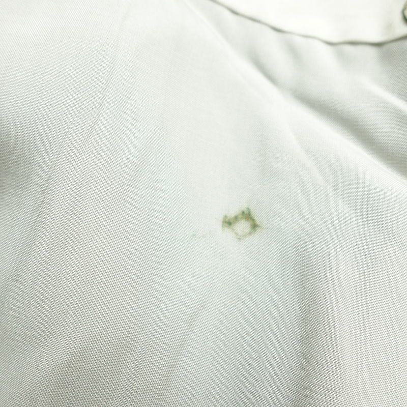 大島紬 証紙あり 正絹 幾何学柄・抽象柄 袷仕立て 身丈161.5cm 裄丈61.5cm リサイクル着物 一部しつけ糸付き 着物 青・紺_画像18