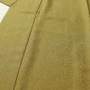 色無地 一つ紋付き 正絹 幾何学柄・抽象柄 袷仕立て 身丈158cm 裄丈65.5cm リサイクル着物 着物 ぼかし お茶会 フォーマル 黄・黄土色_画像5