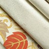 名古屋帯 太鼓柄 正絹 木の葉・植物柄 松葉仕立て なごや帯 リサイクル帯 帯 金・銀_画像21