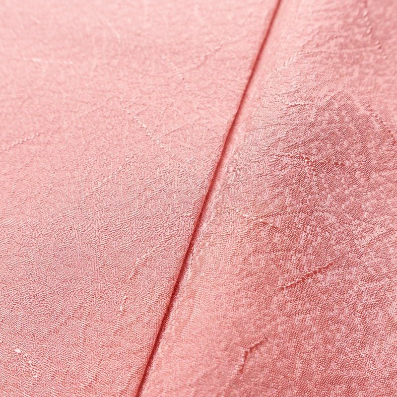 色無地 美品 しつけ糸付き 正絹 その他の柄 袷仕立て 身丈160.5cm 裄丈64.5cm リサイクル着物 着物 お茶会 フォーマル ピンク_画像9