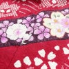 振袖 良品 絞り 正絹 花柄 袷仕立て 身丈165.5cm 裄丈68.5cm リサイクル着物 着物 成人式 二十歳 二十歳の集い パーティー フォーマル 華やか 桜 ピンク_画像18
