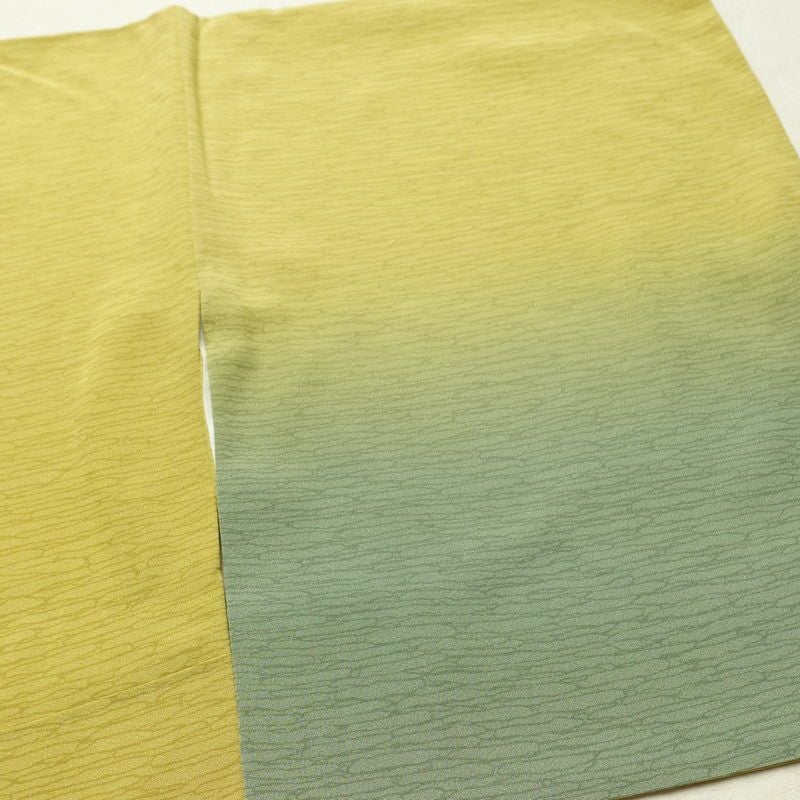 付け下げ 縮緬 正絹 その他の柄 袷仕立て 身丈159cm 裄丈68cm リサイクル着物 着物 シンプル 多色使い_画像13